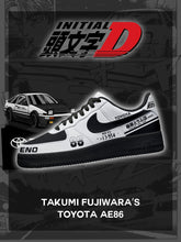 Baskets personnalisées Takumi Fujiwara AE86 V.2